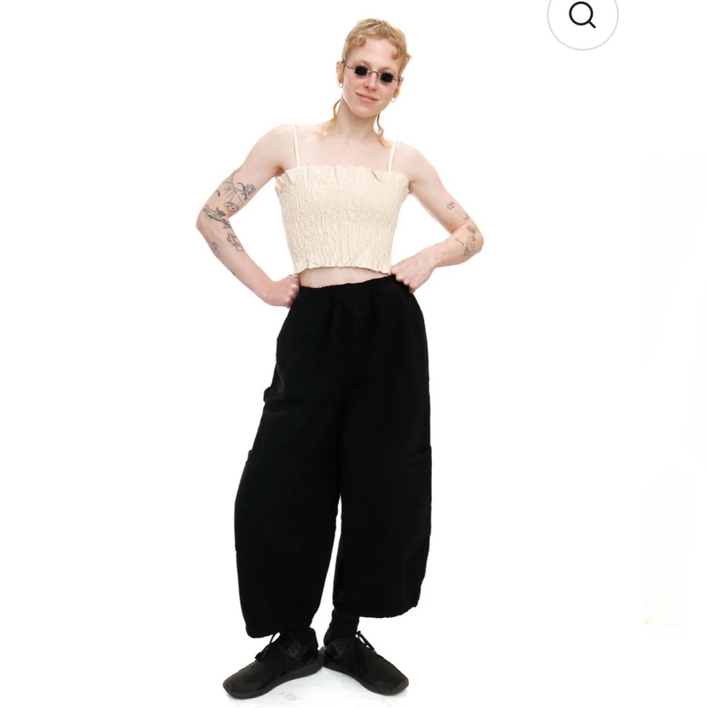 Meals brand, black (licorice) chef pants